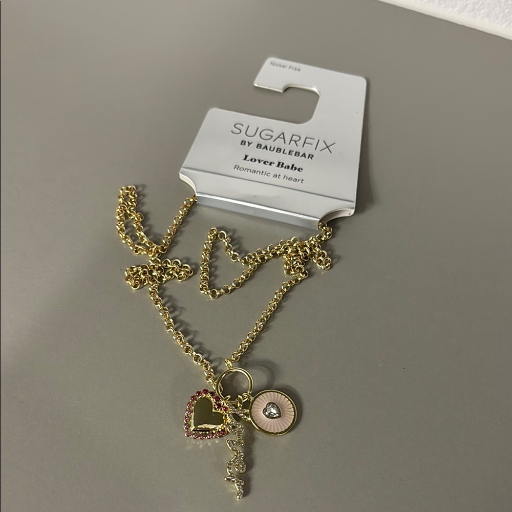 Gold Heart Pendant Necklace